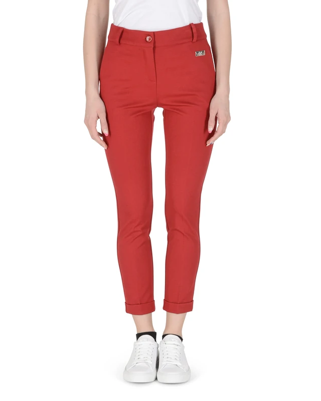 19V69 ITALIA Lea, Women's Casual Pants, Red, S