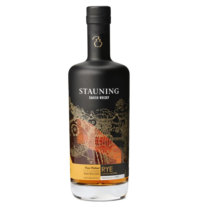 Stauning Sweet Wine Cask Finished Danish Rye Whisky - 70cl