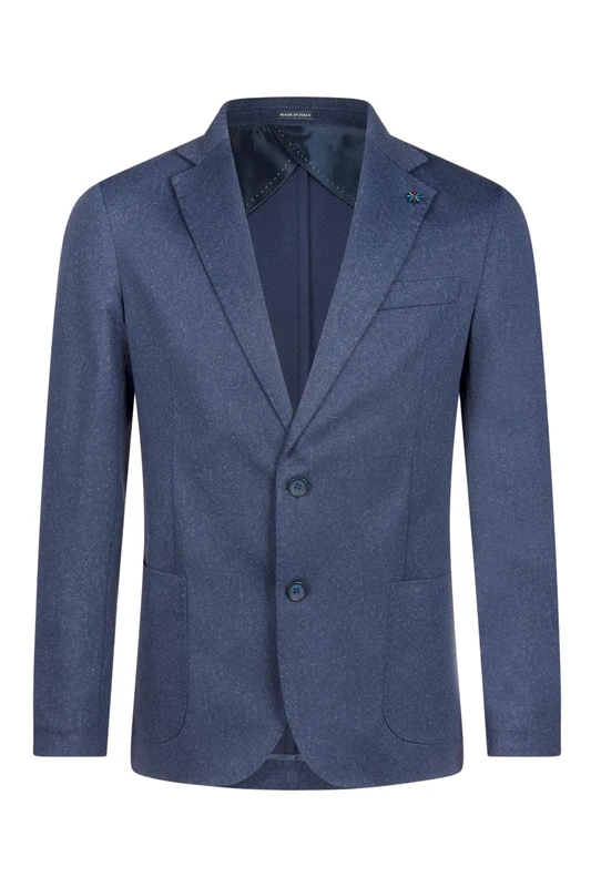 19V69 ITALIA Men's Latio Blue Blazer, 36R