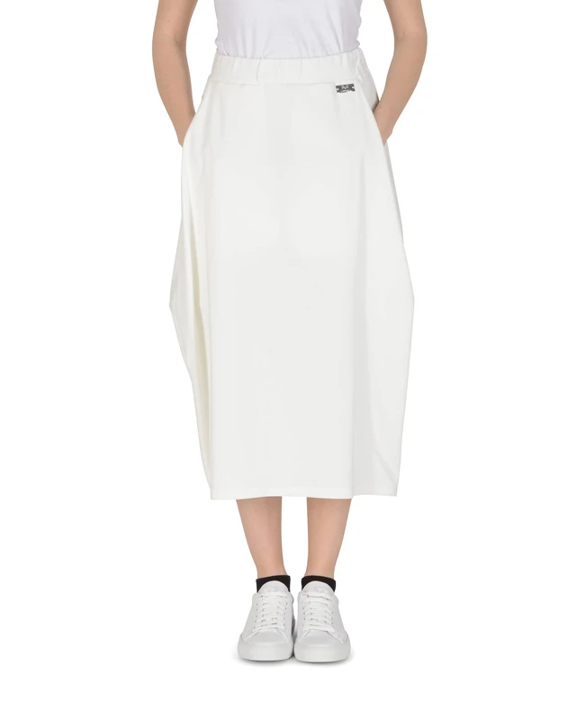 19V69 ITALIA Women's Bambi White Business Casual Skirt, L (Pack of 8) - Image 1