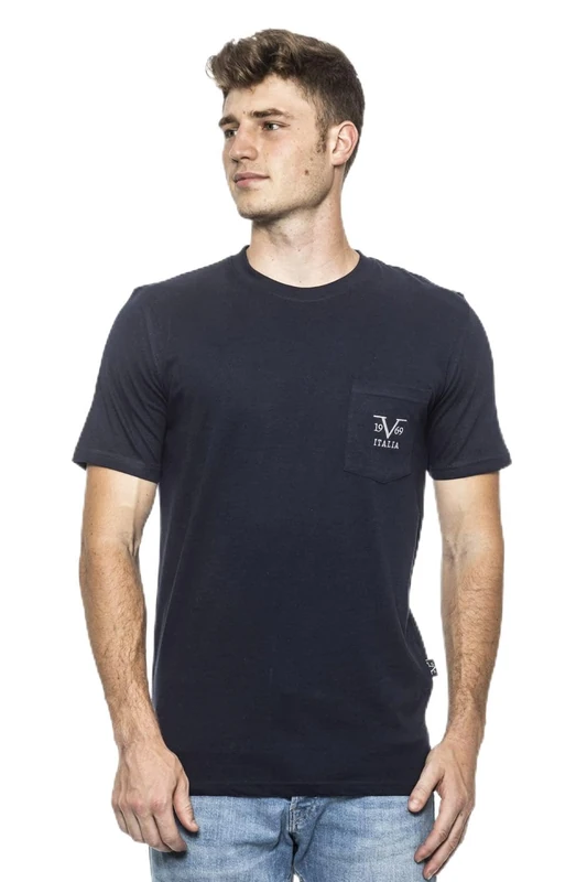 19V69 ITALIA Ivan, Men's T-Shirt, Blue, XXL