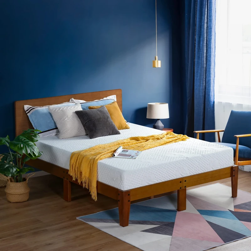 Olee Sleep 15cm Ventilated Multi Layered I-Gel Memory Foam Mattress / 3 Layered / 90 x 200cm / Twin/White