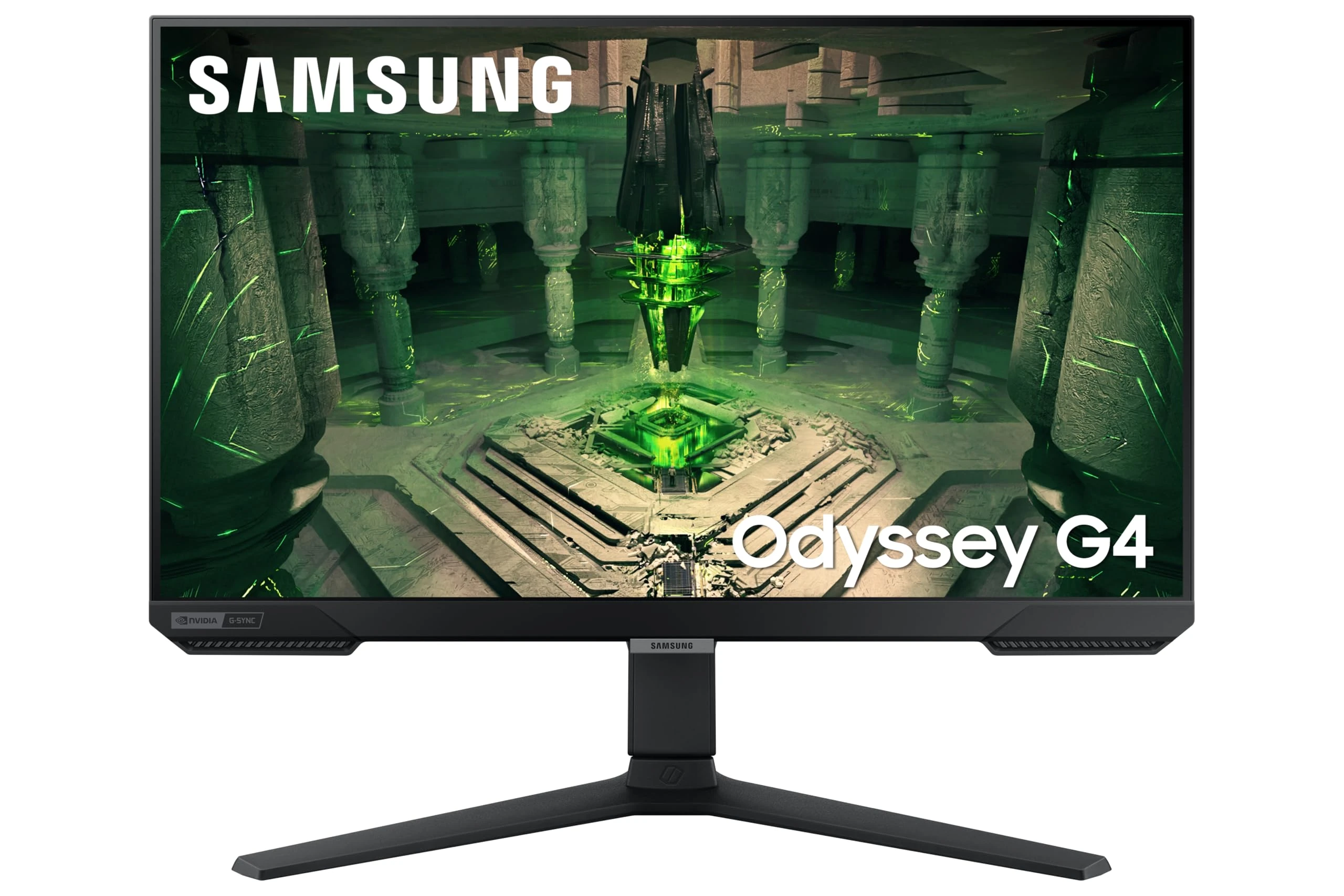 Samsung Odyssey G4 LS27BG400EUXXU 27 Inch 240 Hz 1 ms IPS Full HD Gaming Monitor - 240 Hz, 1 ms, 2 x HDMI, Displayport, Height Adjust