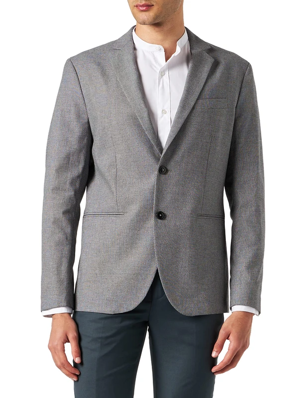 Sisley Men's Jacket 239vsw00u, Grey 904, 38