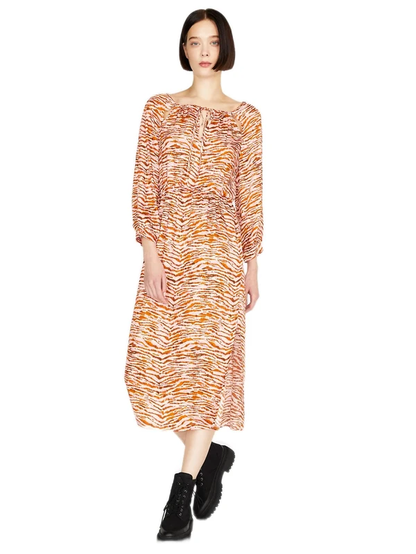 Sisley Women's Dress 4kinlv034, Multicolour 62n, 10