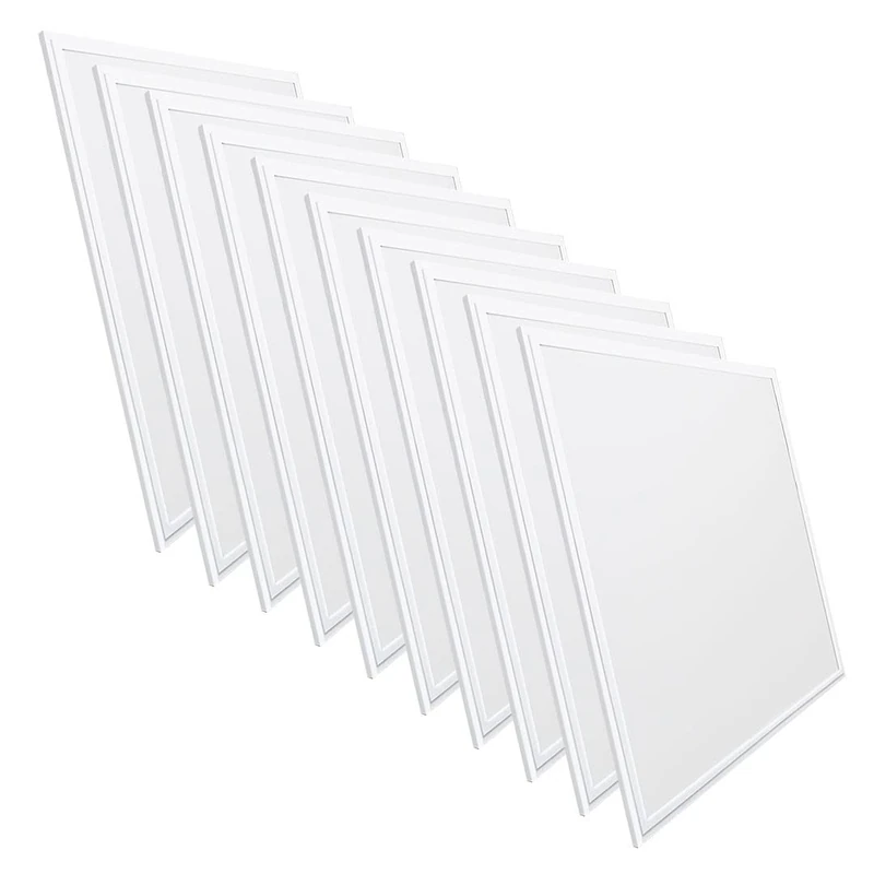 Pack of 10 Slim LED Panels 600x600 44W UGR19 Philips Driver