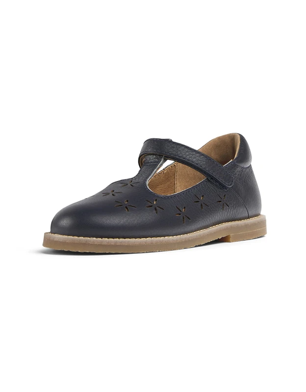 Camper Girls' Savina K800474 T-Strap Shoe, Marine 009, 10 UK - Image 1