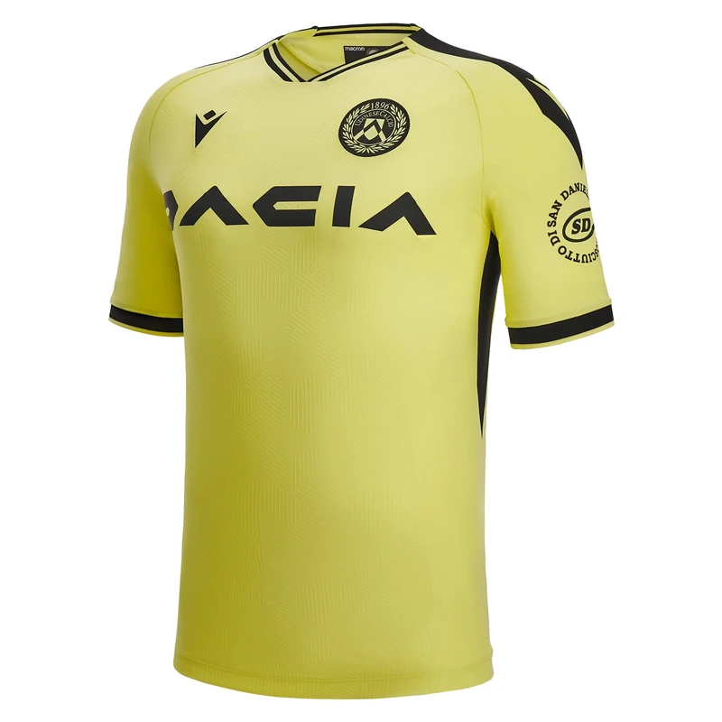 Macron Udinese Football Away Shirt 2022/23, White, XX-Large - Image 1
