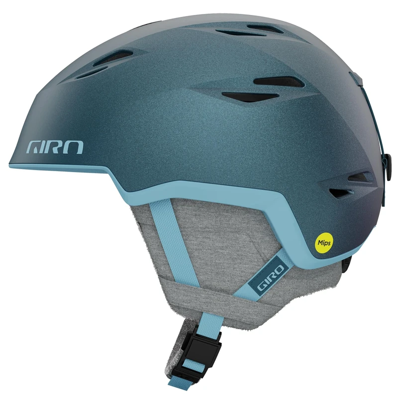 Giro Womens Envi Spherical MIPS Snow Helmet - Matte Anodised/Harbour Blue - Small 52-55.5CM