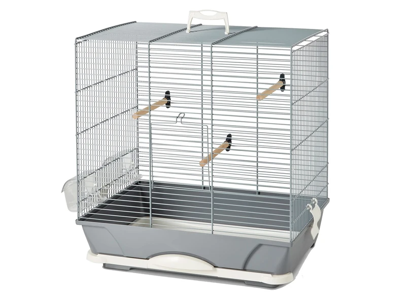 Savic Primo 40 Small Bird Cage Silver/Grey 46 x 32 x 48 cm