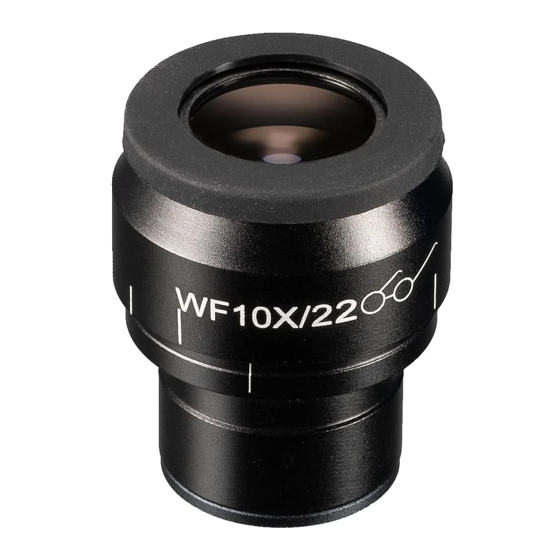 Bresser 10x Magnification Extreme Widefield Crosshair Micrometre Eyepiece with Reticle, 22 mm x 30 mm Size, Black