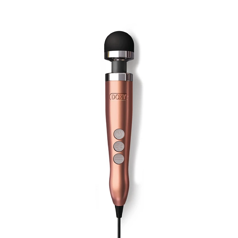 Doxy Die Cast 3 Magic Wand Vibrators for Women - Premium Rose Gold Doxy Massager - Magic Wand Massager for Women