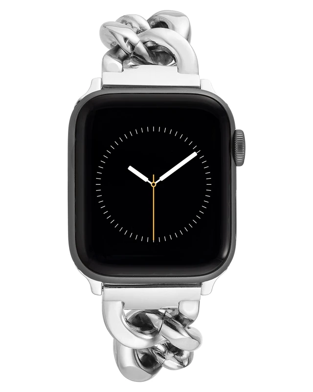Anne Klein Fashion Chain Bracelet for Apple Watch, Secure, Adjustable, Apple Watch Replacement Band, Fits Most Wrists - Image 1