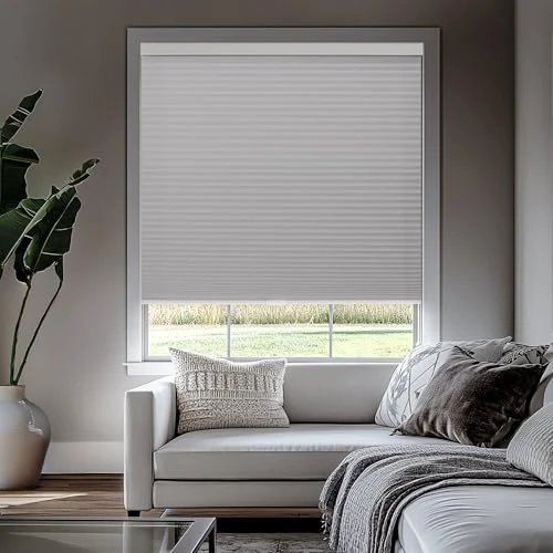 CHICOLOGY Cellular Shades, Window Blinds Cordless, Blinds for Windows, Window Shades for Home, Window Coverings, Cellular Blinds, Door Blinds, Evening Mist, 39" W X 72" H