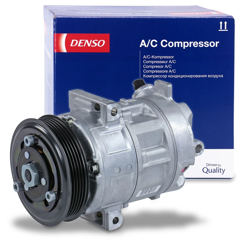DENSO A/C Compressor DCP20122 - OE-Quality Air Conditioning Compressor Replacement - Direct Fit Easy Install - Fits Opel Vauxhall