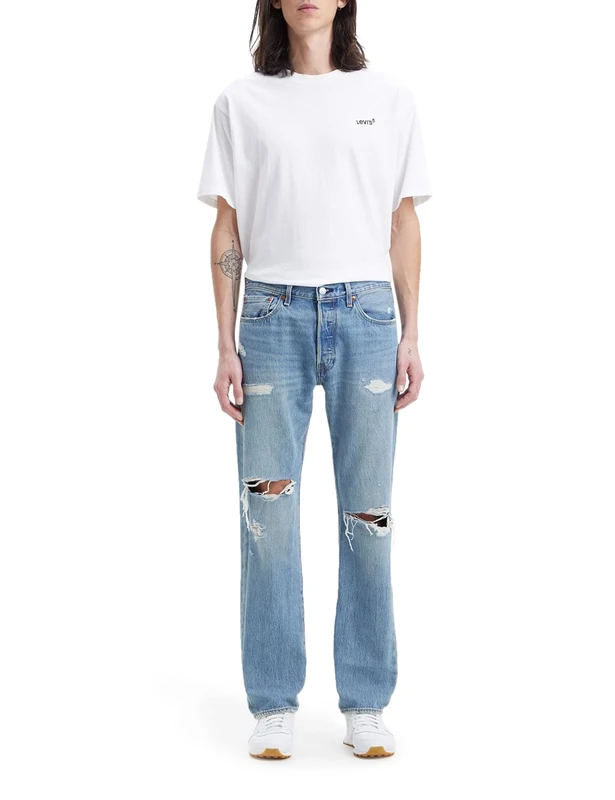 Levi's Men's 501 Original Fit Jeans, Good for You Dx, 40W / 34L - Image 1