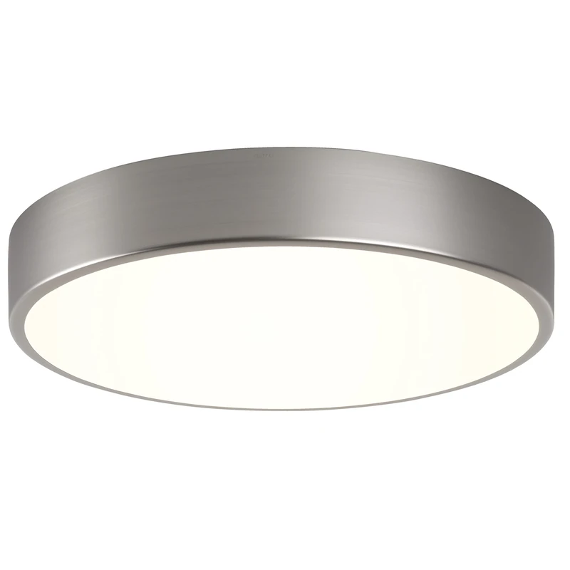 Astro Mallon LED Bathroom Ceiling Light - IP44 Rated - (Matt Nickel), LED Module, Designed in Britain - 1125015-3 Years Guarantee