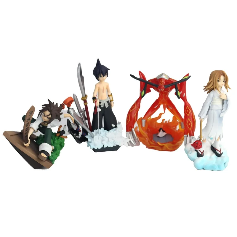 Megahouse Shaman King Petitrama Series Assorted Trading Figures Over Soul 8cm (4) - Image 1