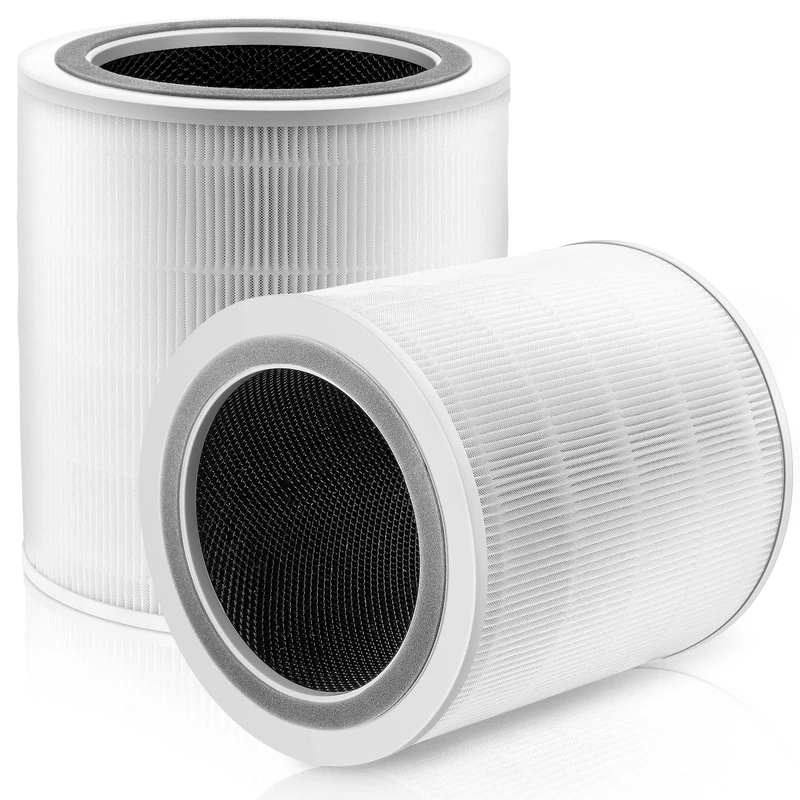 Core 400S H13 True HEPA Replacement Filter for LEVOIT Core 400S Smart WiFi Air Purifie-r, Core 400S-RF 3-in-1 True HEPA Activated Carbon Pre-Filter, LRF-C401S-WUS, 2 Pack