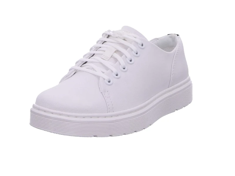 Dr Martens Men's Dante 6-Eye Canvas Sneaker - White 10 Oz