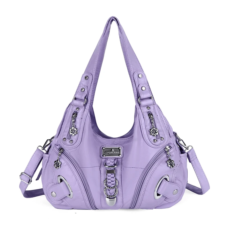 Angel Kiss Hobo Purses and handbags for Women Satchel Handbag Women Purses Large Daily Shoulder Bags, 8901purple