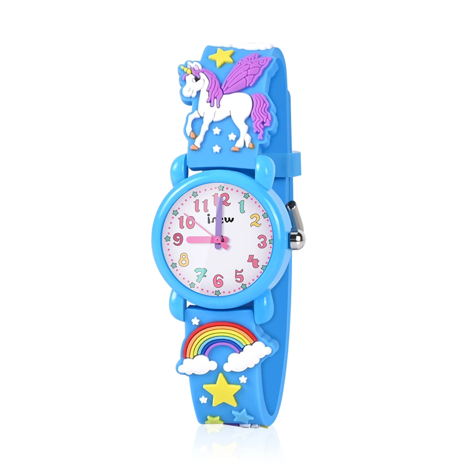 Gifts for 3-7 Year Old Kids, Kids Watches for Girls Age 3-7 Educational Toys for 3 4 5 6 Year Old Girl Christmas Birthday Gifts for Girls Age 4-8 Stockings Stuffers for Girl - Dark Blue