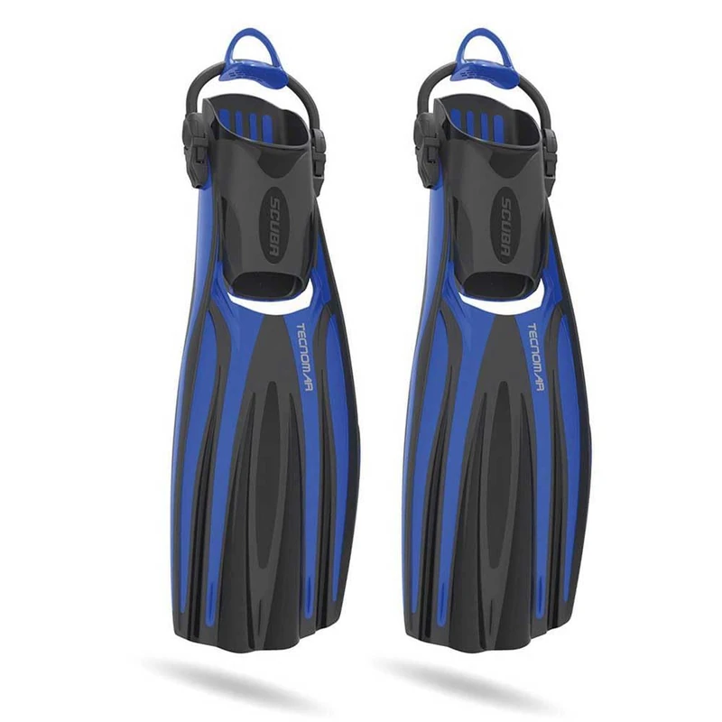 TECNOMAR Adjustable Momentum Fins, Unisex, Blue (Blue), ML (43/44)
