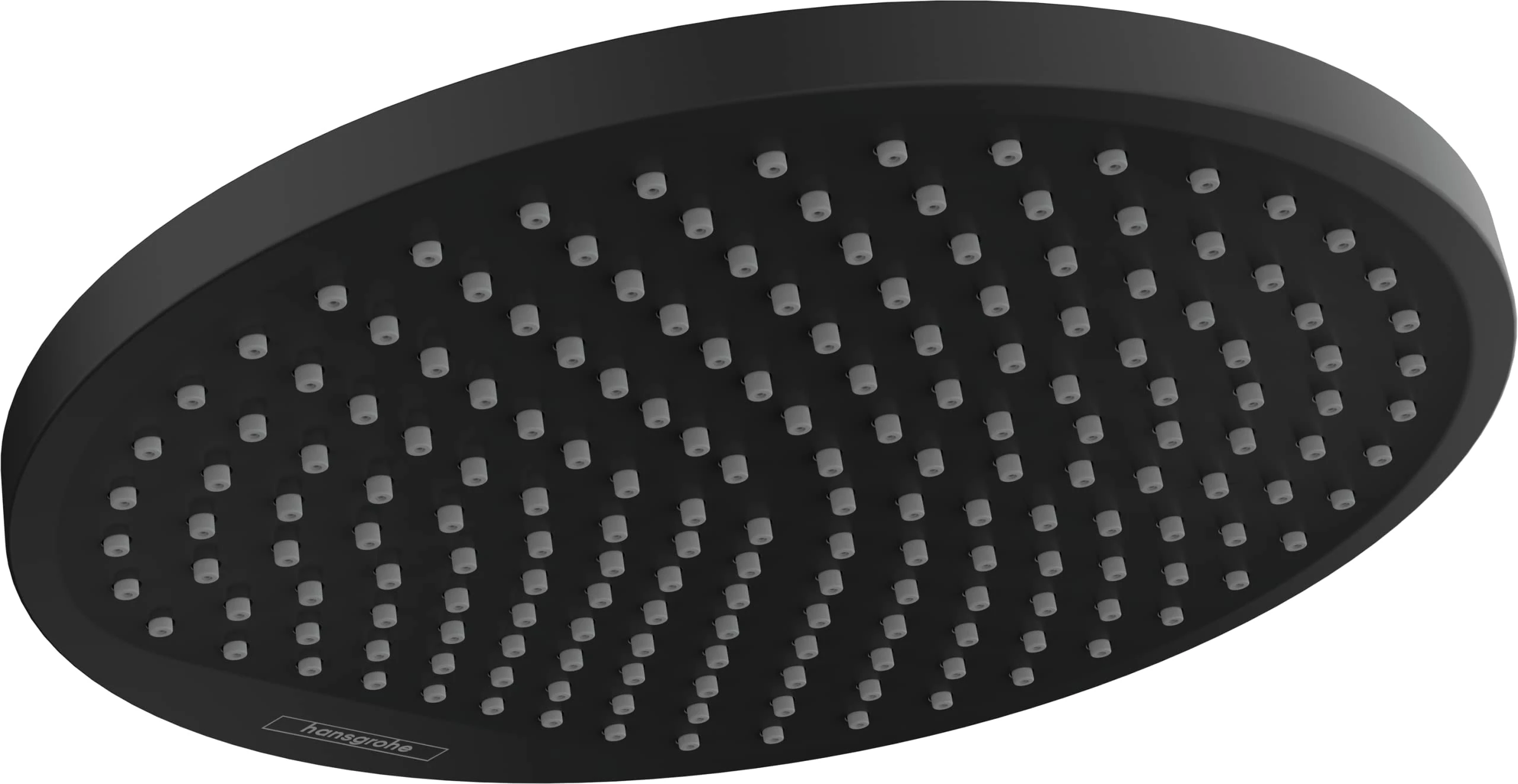 Hansgrohe Crometta S Overhead Shower 240 1 Spray Water-Saving 9 l/min, Matt black, 26724670