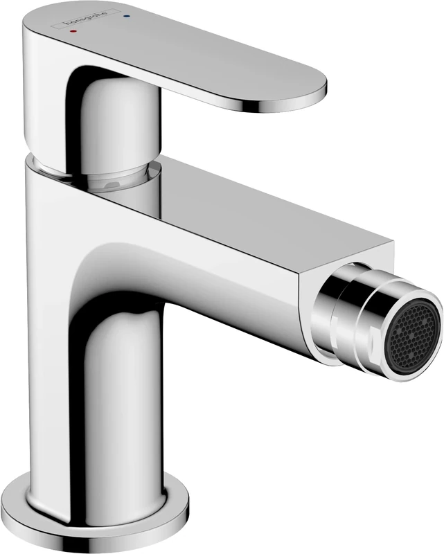 Hansgrohe Rebris S Single Lever Bidet Mixer with Metal Pop-Up Waste Set, Chrome, 72212000