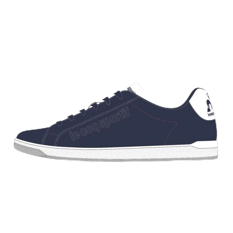 Le Coq Sportif Courtgaloess, Sneakers Men, Dress Blue Optical White, 7 UK