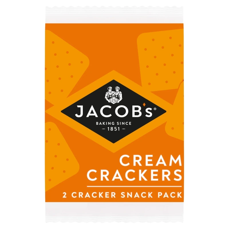 JACOB'S Mini Cream Crackers - 168 Individually Wrapped Twin Packs