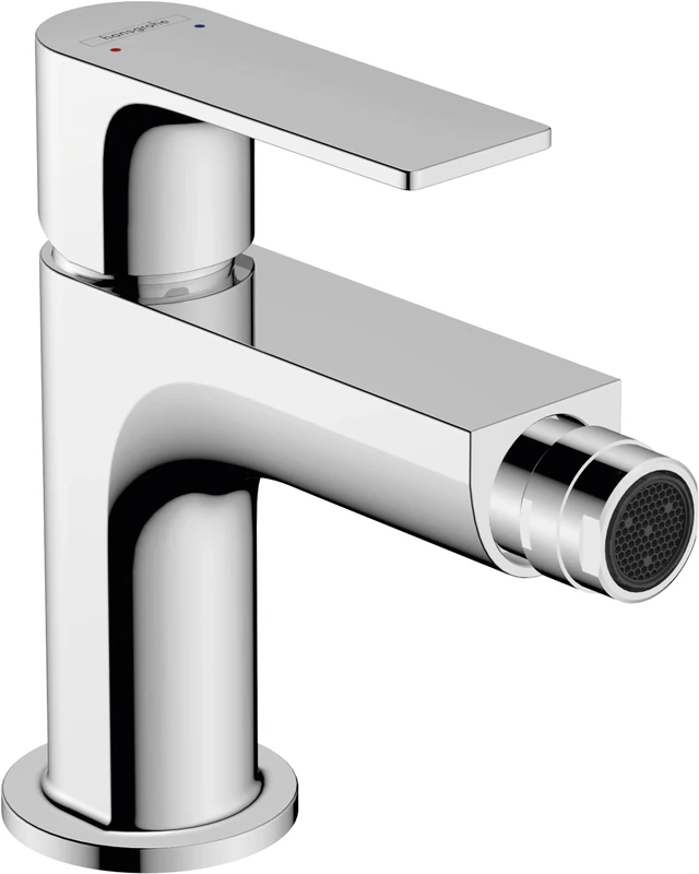 Hansgrohe Rebris E Single Lever Bidet Mixer with Metal Pop-Up Waste Set, Chrome, 72213000