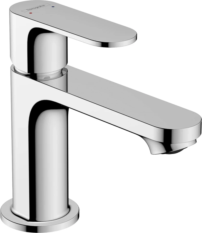 Hansgrohe Rebris S Basin Mixer Tap 80 with Pop-Up Waste Set, Chrome, 72510000