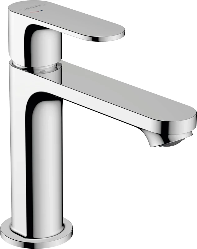 Hansgrohe Rebris S Basin Mixer Tap 110 Energy-Saving with Pop-Up Waste Set, Chrome, 72519000
