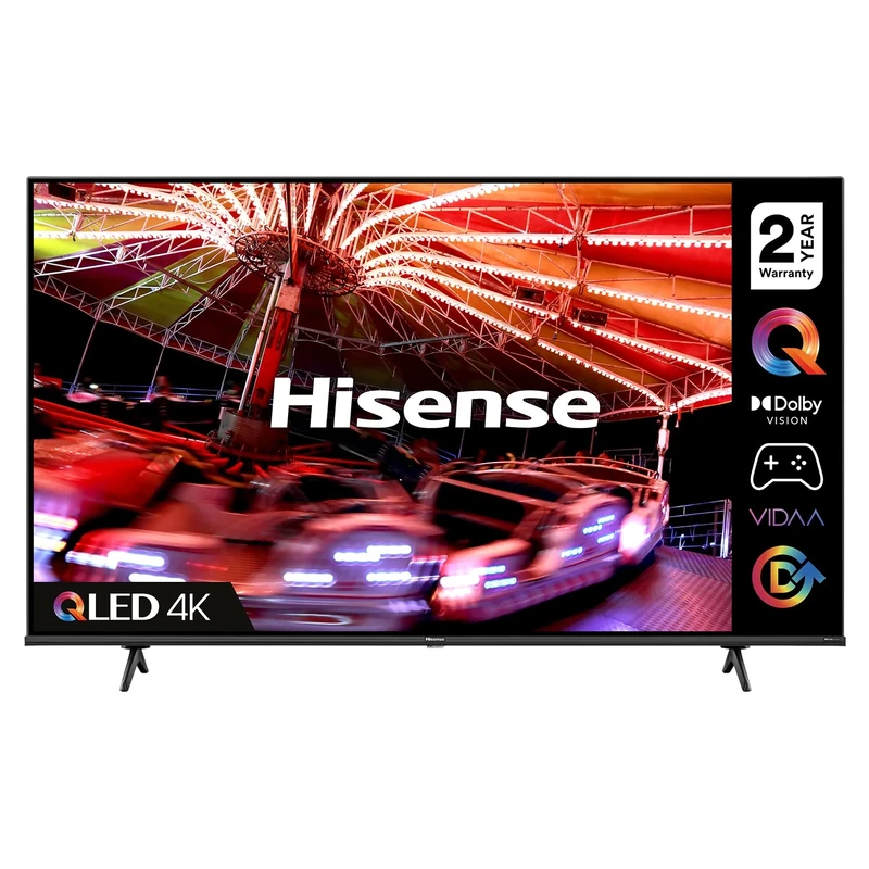 Hisense 65E7HQTUK 65-inch QLED 4K UHD Dolby Vision Smart TV with Alexa