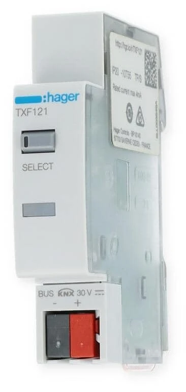 HAGER KNX Interface for Electric Energy Meter TXF121