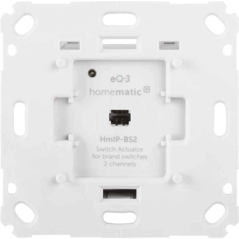 Homematic IP Smart Home Switching Actuator for Brand Switch - 2-Way, Two Lights Smart Switch, Energy Saving, 156757A0