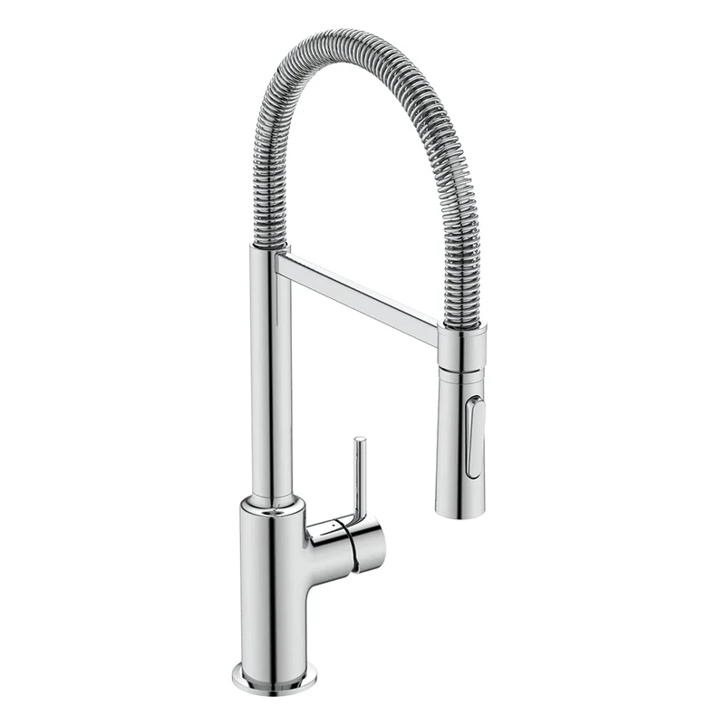 Ideal Standard Ceralook Single Lever semi-pro Kitchen tap with 2 Function spout, BD574AA, Chrome