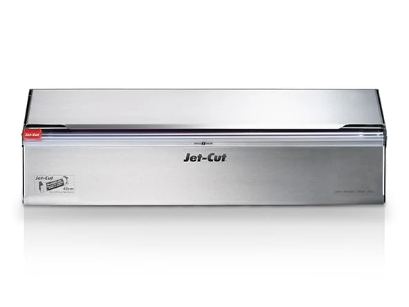 Jet-Cut INOX Dispenser with 1 Roll of Cling Film 45 cm x 500 m - Image 1