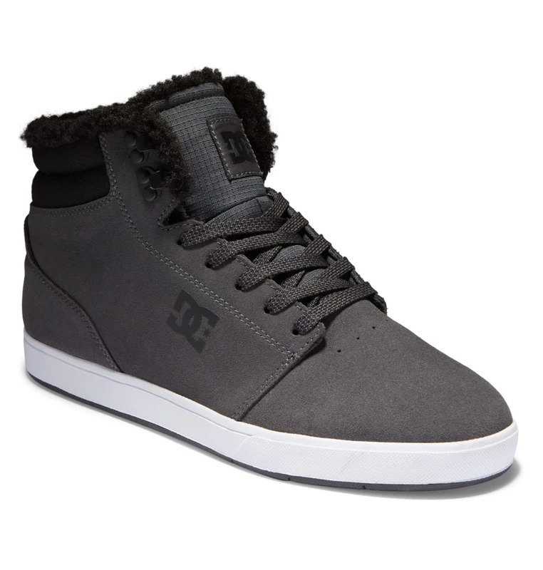 DC Shoes Crisis 2 Hi Wnt - High Top Leather Winterized Shoes for Men