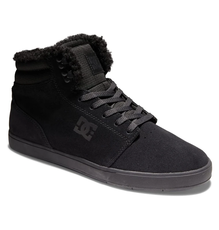 DC Shoes Crisis 2 Hi Wnt - High Top Leather Winterized Shoes for Men