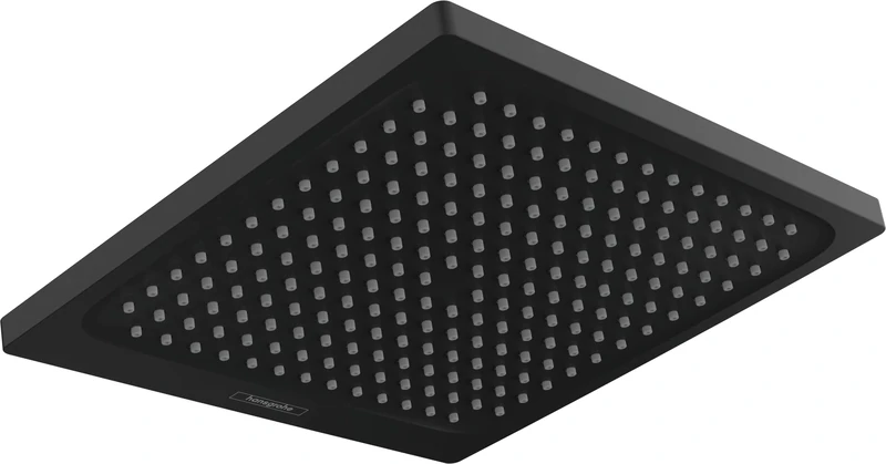 Hansgrohe Crometta E Overhead Shower 240 1 Spray Water-Saving 9 l/min, Matt Black, 26727670