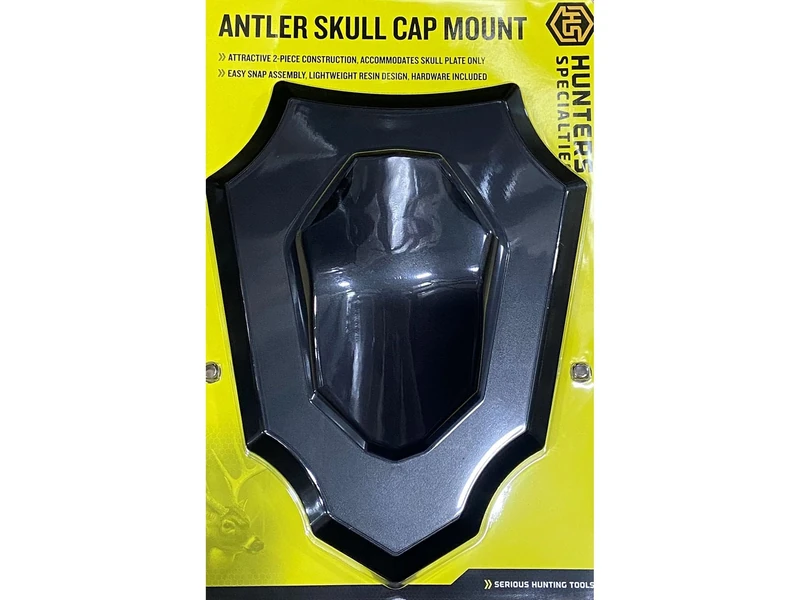 Hunters Specialties Antler Skull Cap Mount - Lightweight Resin Design, 2-Piece Construction, Hardware Included
