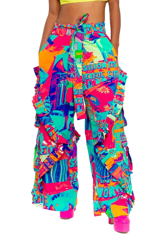 CHAOUICHE Brazil Pamts, Downtown LA Print, XXXXL