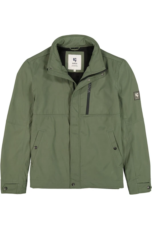 GARCIA Men's Outerwear Jacket, Green, S