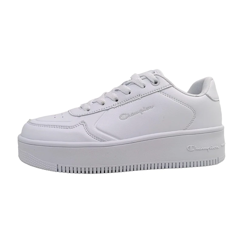 Champion Women's Rebound Platform Low Trainers, White Flyaway Orchid, 41 EU