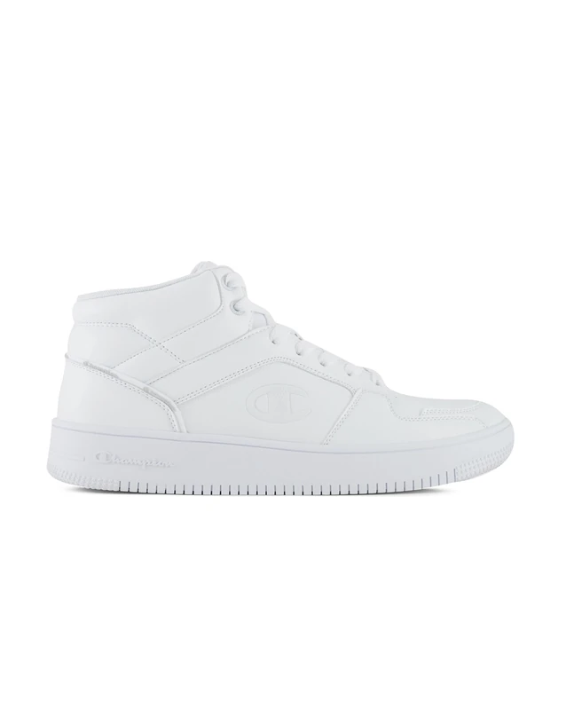 Champion Men's Rebound 2.0 Mid Trainers, White Ww001, 44.5 EU