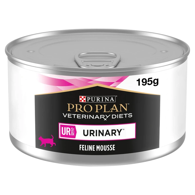 PRO PLAN VETERINARY DIETS UR Urinary Mousse Wet Cat Food 195g (Pack of 24)