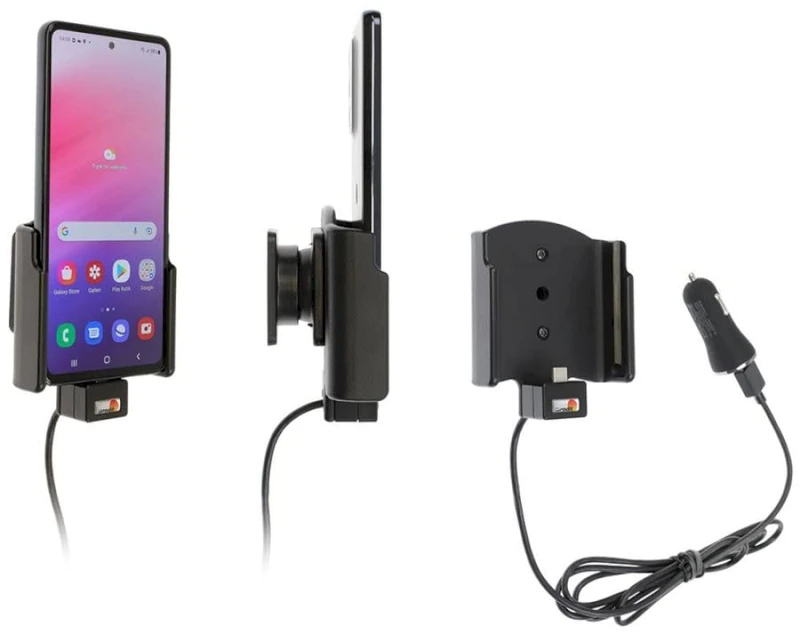 Brodit 721309 Device Holder | Made in Sweden | with Charging Function for Smartphones - Samsung Galaxy A53 5G SM-A536B/DS