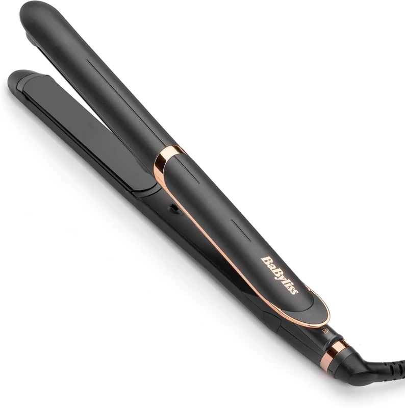 BaByliss Smooth Pro Hair Straighteners - Professional Salon Hair Straighteners, Anti-Frizz Nano-Ceramic Plates, 6 Heat Settings 140°C - 235°C, for All Hair Types, 2393U